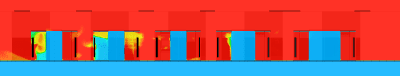 Cold Aisle Containment Thermal Image